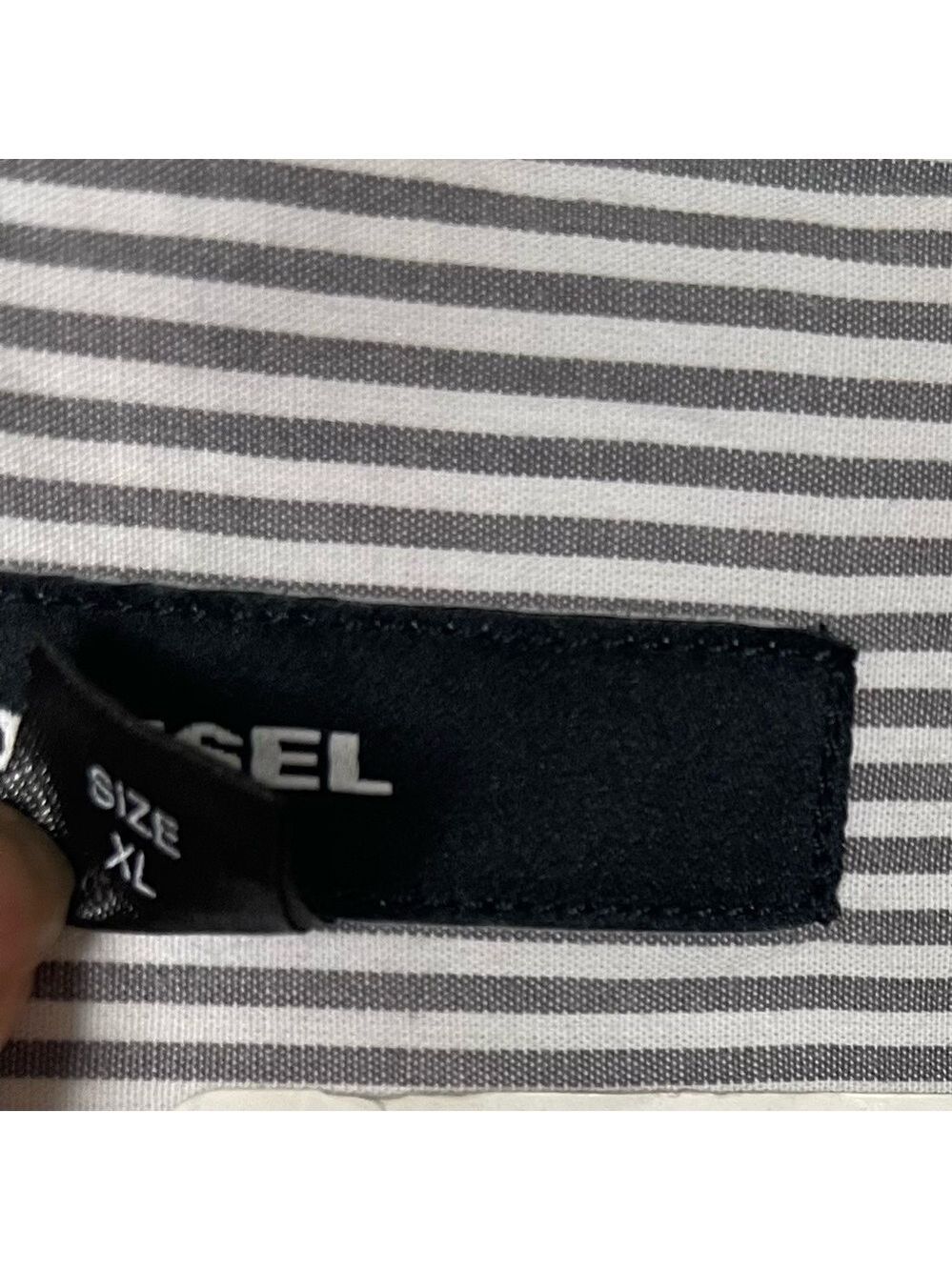 Men’s Diesel S Guruso White Button Down Long sleeve XL! - Picture 7 of 8
